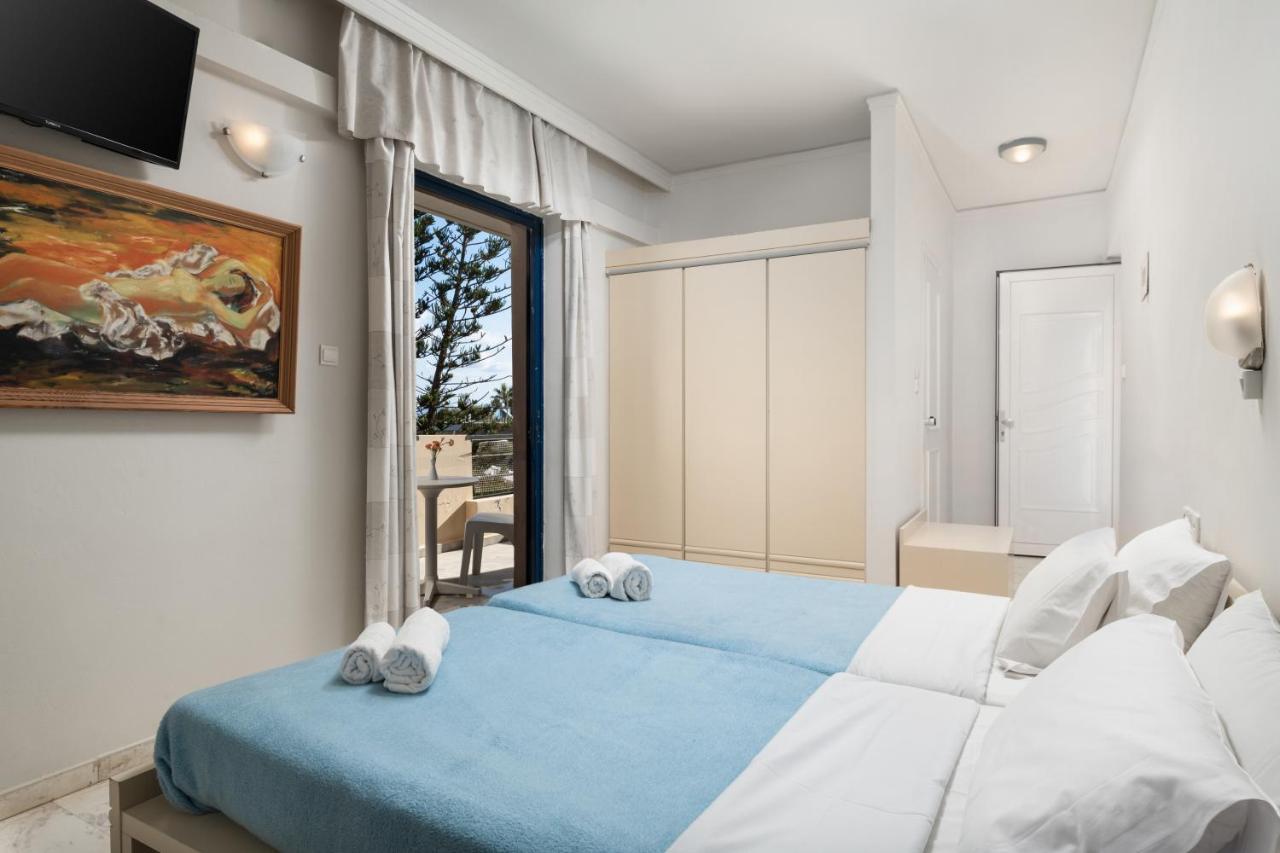 Hotel Haris On The Beach Agia Marina المظهر الخارجي الصورة